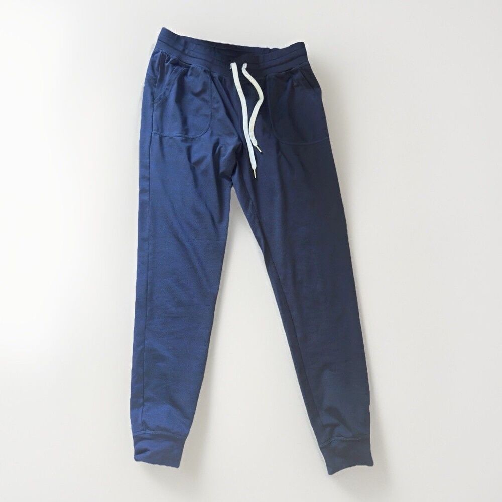 Zyia Active Jogger Pants Womens Small Navy Blue Drawstrings Pockets Athleisure